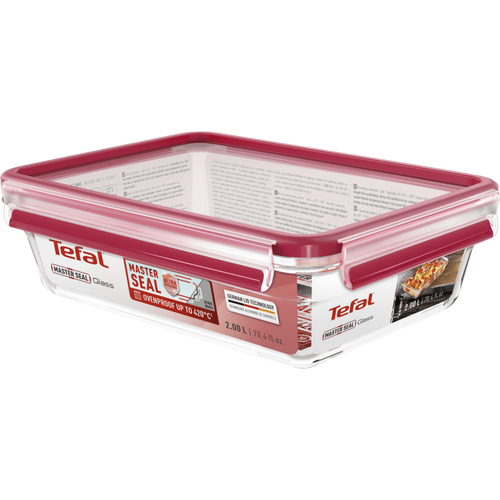 Tefal Staklena posuda sa poklopcem, 2 lit., MasterSeal Glass - N1041110 slika 1