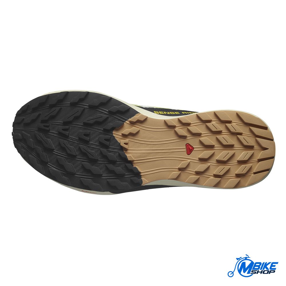 Salomon Muške patike Sense Ride 5, Vanilla Ice/Sulphur Spring/Black slika 6