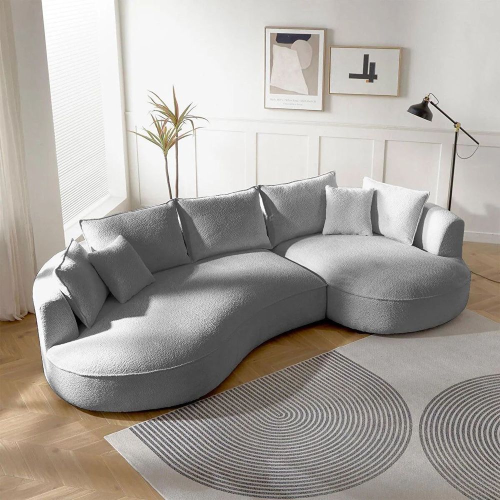 Ugaona Sofa Venedik Desna - Siva slika 2