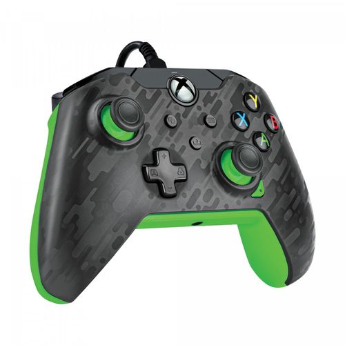 PDP XBOX WIRED CONTROLLER CARBON - NEON (GREEN) slika 1