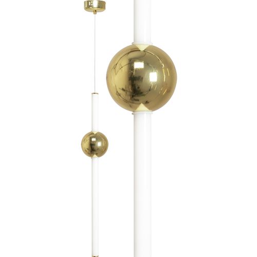 TOOLIGHT Stropna viseća svjetiljka duga LED bijelo zlato APP476-CP slika 1