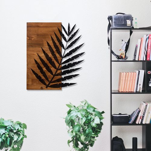 Wallity Zidna dekoracija drvena, Leaf3 Metal Decor slika 3