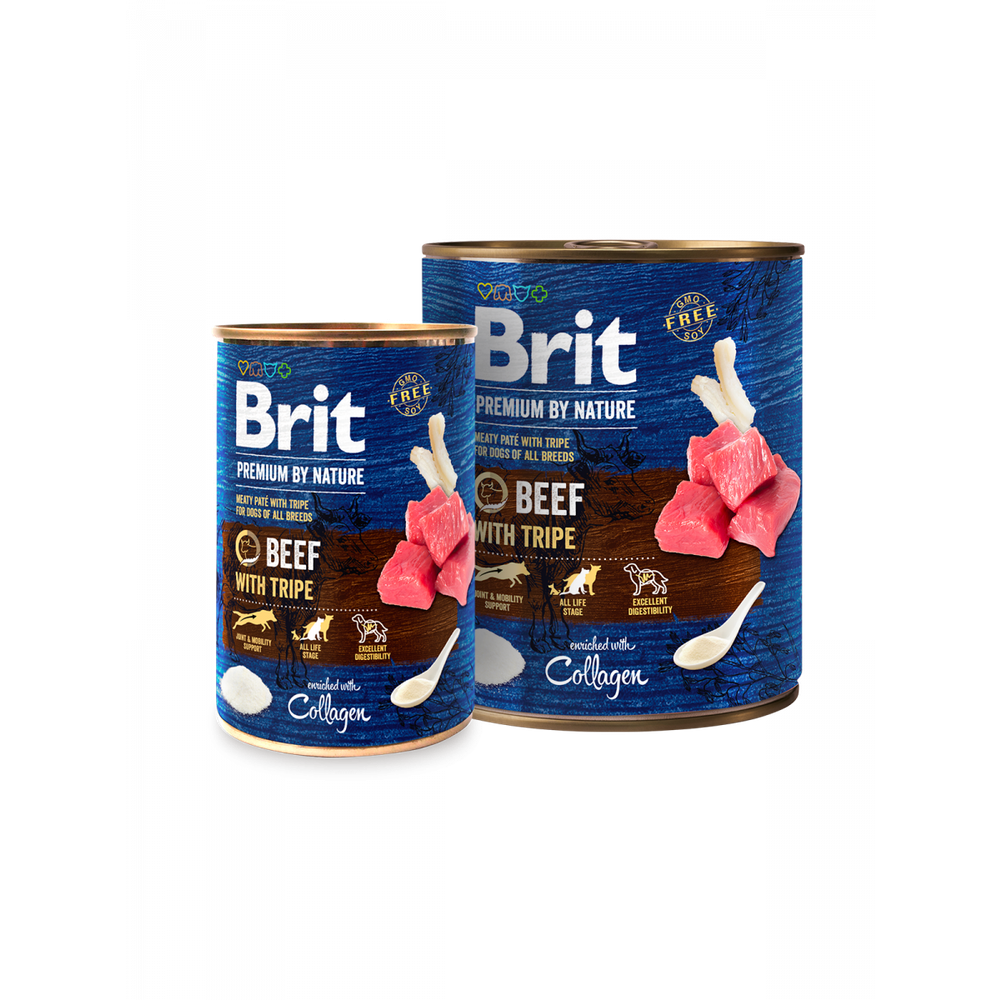 Brit Premium by Nature govedina s tripicama, konzerva slika 1