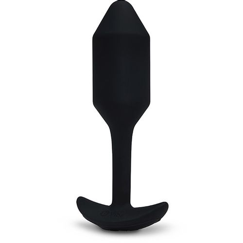 Vibrirajući analni čep B-Vibe - Snug Plug 2 M, crni slika 3