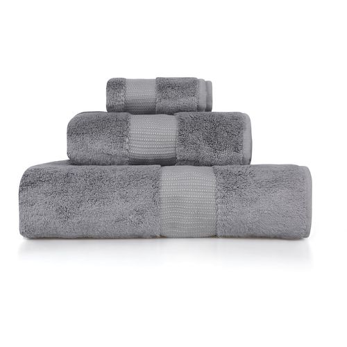 L'essential Maison Valencia Set - Dark Grey Dark Grey Towel Set (3 Pieces) slika 2