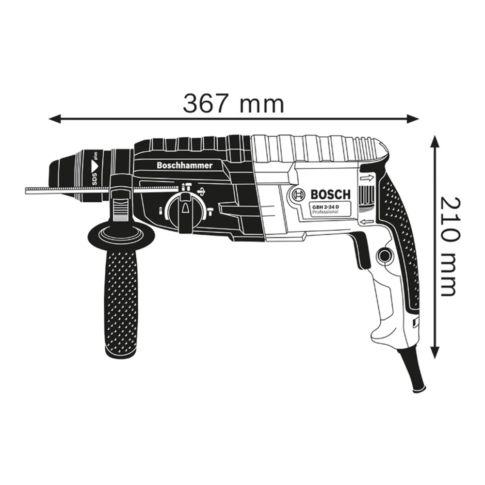 BOSCH Bušilica GBH 240 Professional slika 3