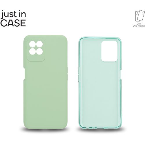 2u1 Extra case MIX paket ZELENI za Realme 8i slika 2