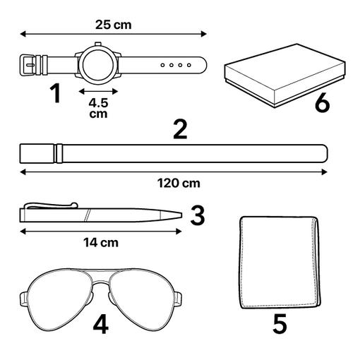 Set modnih dodataka Hilcon slika 5