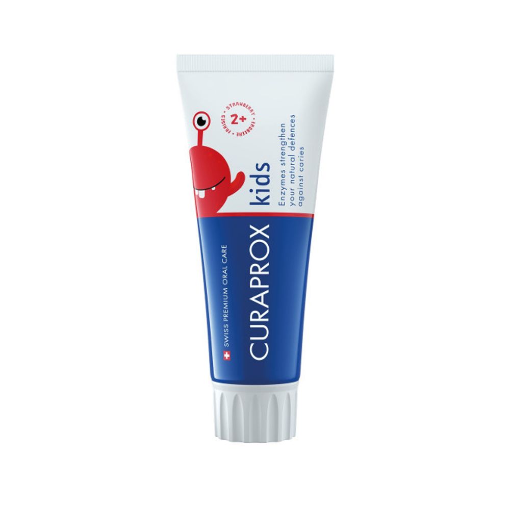 Curaprox Kids Dječija pasta za zube sa okusom jagode 2+ 60ml slika 1