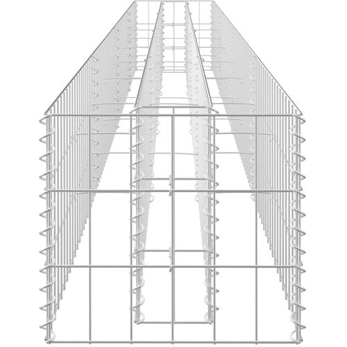 Gabionska sadilica od pocinčanog čelika 360 x 30 x 30 cm slika 25