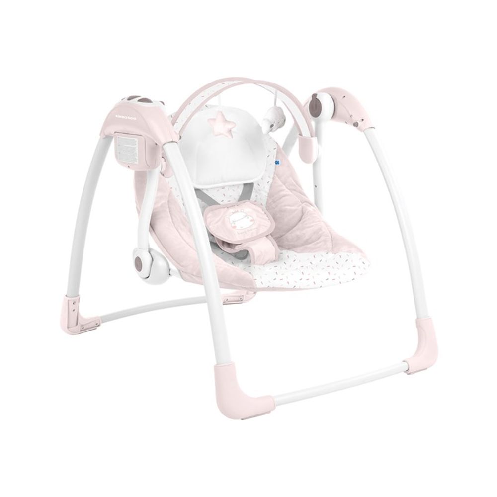 Kikka Boo Električna ljuljačka Chillo Hippo Dreams, Pink slika 1