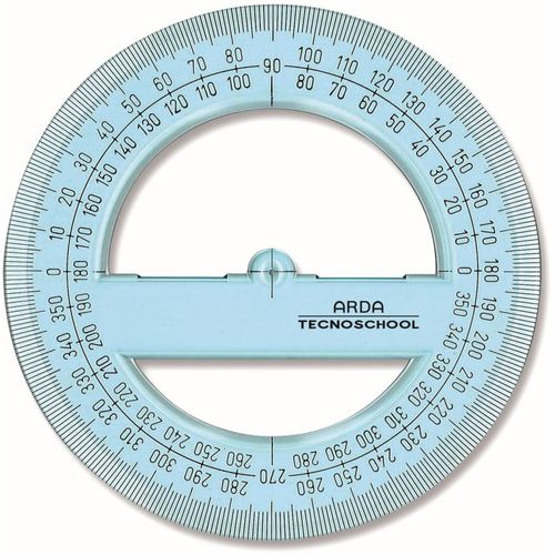 ARDA kutomjer  tecnoschool 12cm/360° blister 405ss slika 4