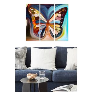 Dekorativna Slika od MDF-a u Više Boja (Set od 3 Komada) - MDF13275894203