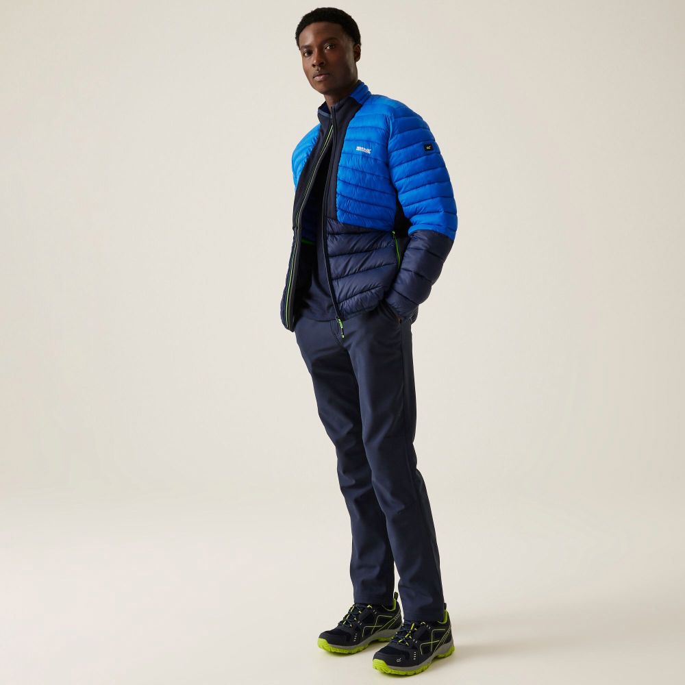 Regatta Muška jakna Leedre Hybrid Olympian Blue Navy slika 4