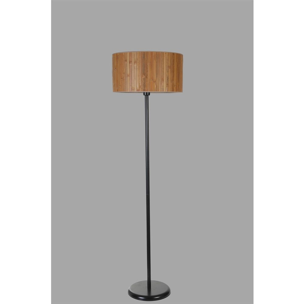 Bambu 01 Abajurlu Crni Lambader slika 4
