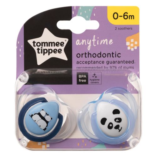 Tommee Tippee varalica Orthodontic plava 2/1, 0-6m slika 1