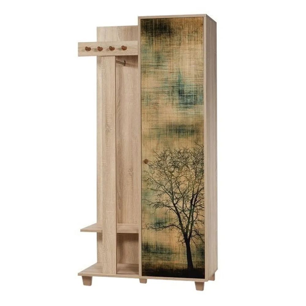 Hall Stand Garmanto 90 - Sonoma Oak slika 5
