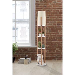 Circle Nora - Bijela Prirodna Stajaća Lampa