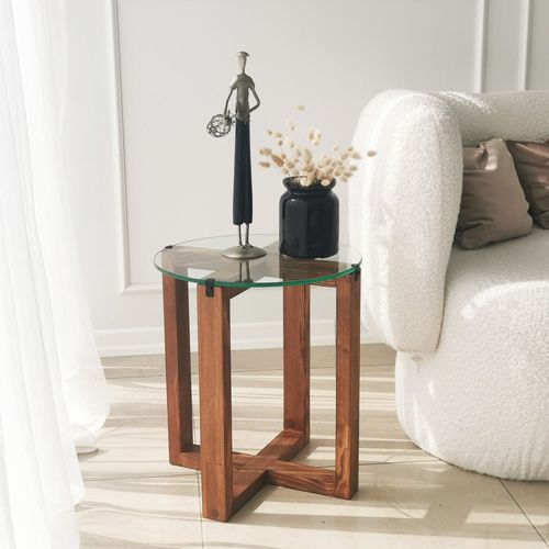 Amalfi - Walnut Walnut Nesting Table (2 Pieces) slika 4