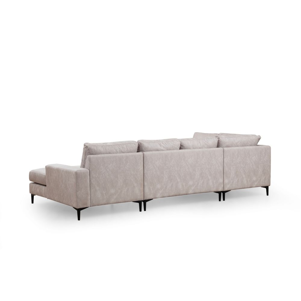 Porto Corner (EOT-C-02-CHL) - Ugao Sofa u Bež Boji slika 8