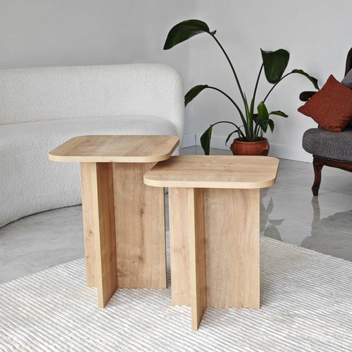 Blues - Oak Oak Side Table Set slika 7