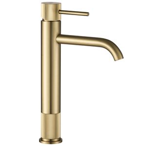 Rea Lungo Stripe Brush Gold kupaonska miješalica
