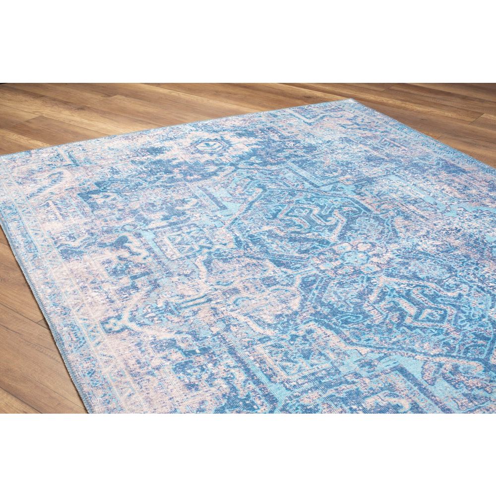 Višebojni Tepih Blues Chenille - Plavi AL 270 (230 x 330 cm) slika 5