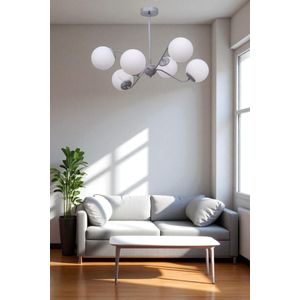 Opviq Luster 177, Bijela, Siva