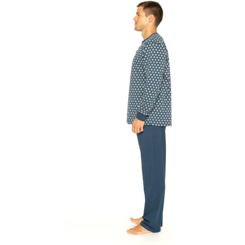 Muška pidžama dugih rukava s gumbima slika 11