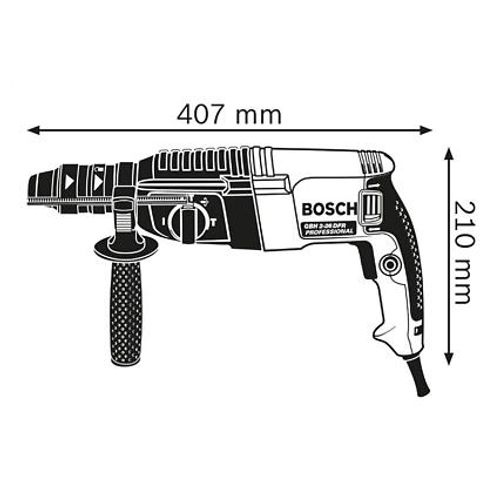 Bosch GBH 2-26 DFR bušaći čekić slika 2