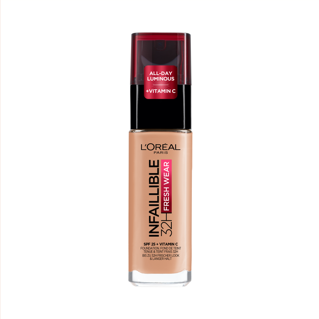 L'Oreal Paris Infaillible 32H Fresh Wear tečni puder 235 Honey