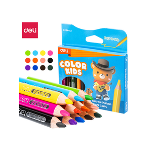 DRVENE BOJICE JUMBO KRATKE COLOR KIDS 1/12