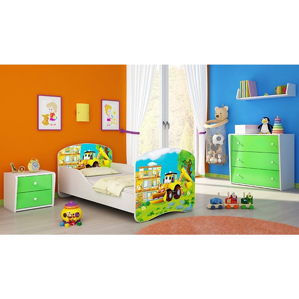 ACMA Dječiji krevet Acma I - 140x70cm - Dezen 20 slika 2