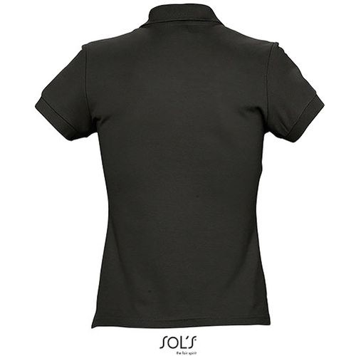 PASSION ženska polo majica sa kratkim rukavima - Crna, XL  slika 6