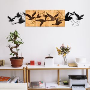 Wallity Albatros Black
Walnut Decorative Wooden Wall Accessory