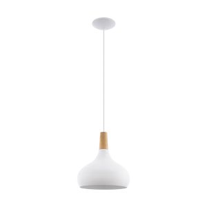 Eglo Sabinar Visića 1, E27, Promjer 280 mm, Drvo/Bijela