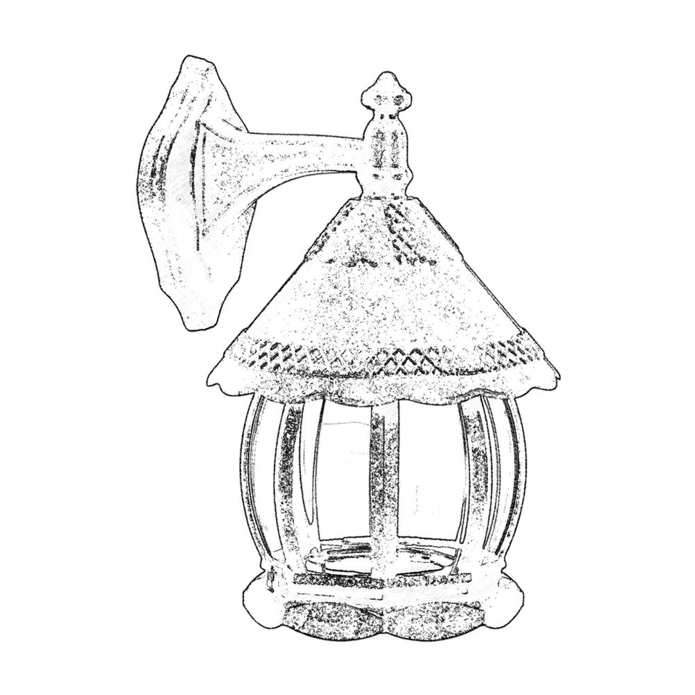 BAP-68184-BKR-M1 Smeđa Spoljašnja Zidna Lampa slika 2