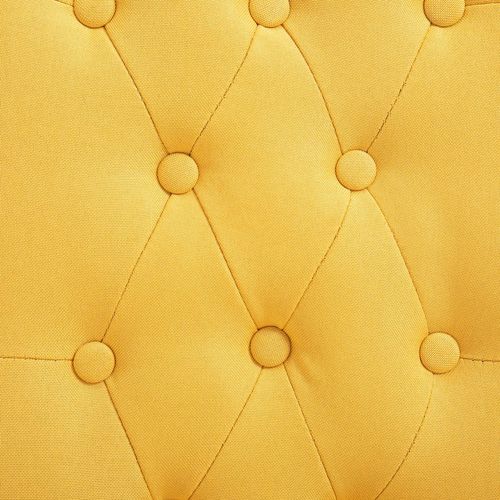 Blagovaonske stolice od tkanine 6 kom žute slika 3
