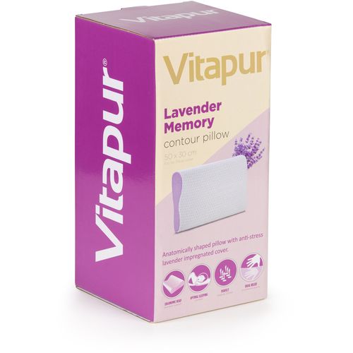 Anatomski jastuk Vitapur Lavender Memory slika 8