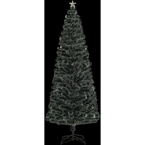 Umjetno božićno drvce sa stalkom LED 240 cm optička vlakna slika 3