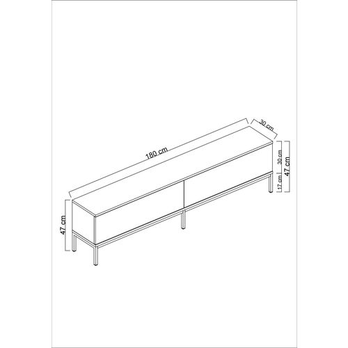 Lord - Black, Gold Black
Gold TV Stand slika 6