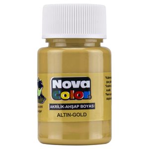 Nova Color Slikanje - Akrilne Boje 30g - Zlatna - 540297