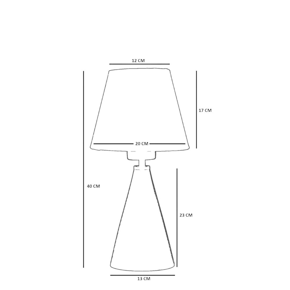 Lampa za sto 8899-4 BlackWalnut slika 5