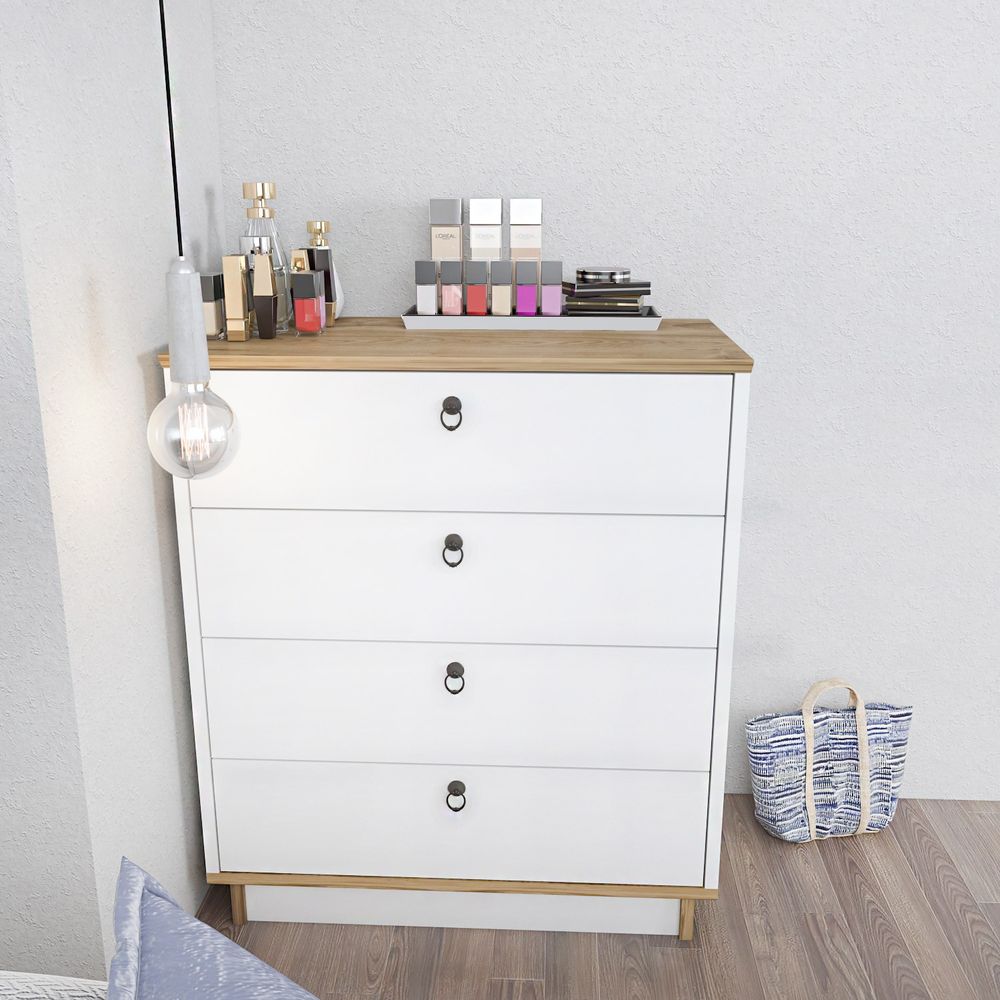 Komoda Sahra - Hrast, Bijela Boja, WhiteOak slika 3