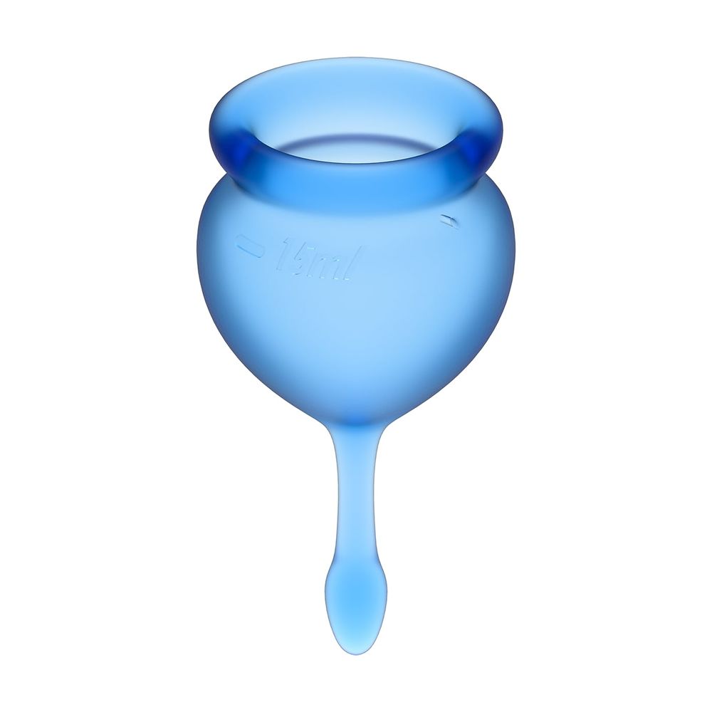 Menstrualna čašica Feel Good, plava slika 4