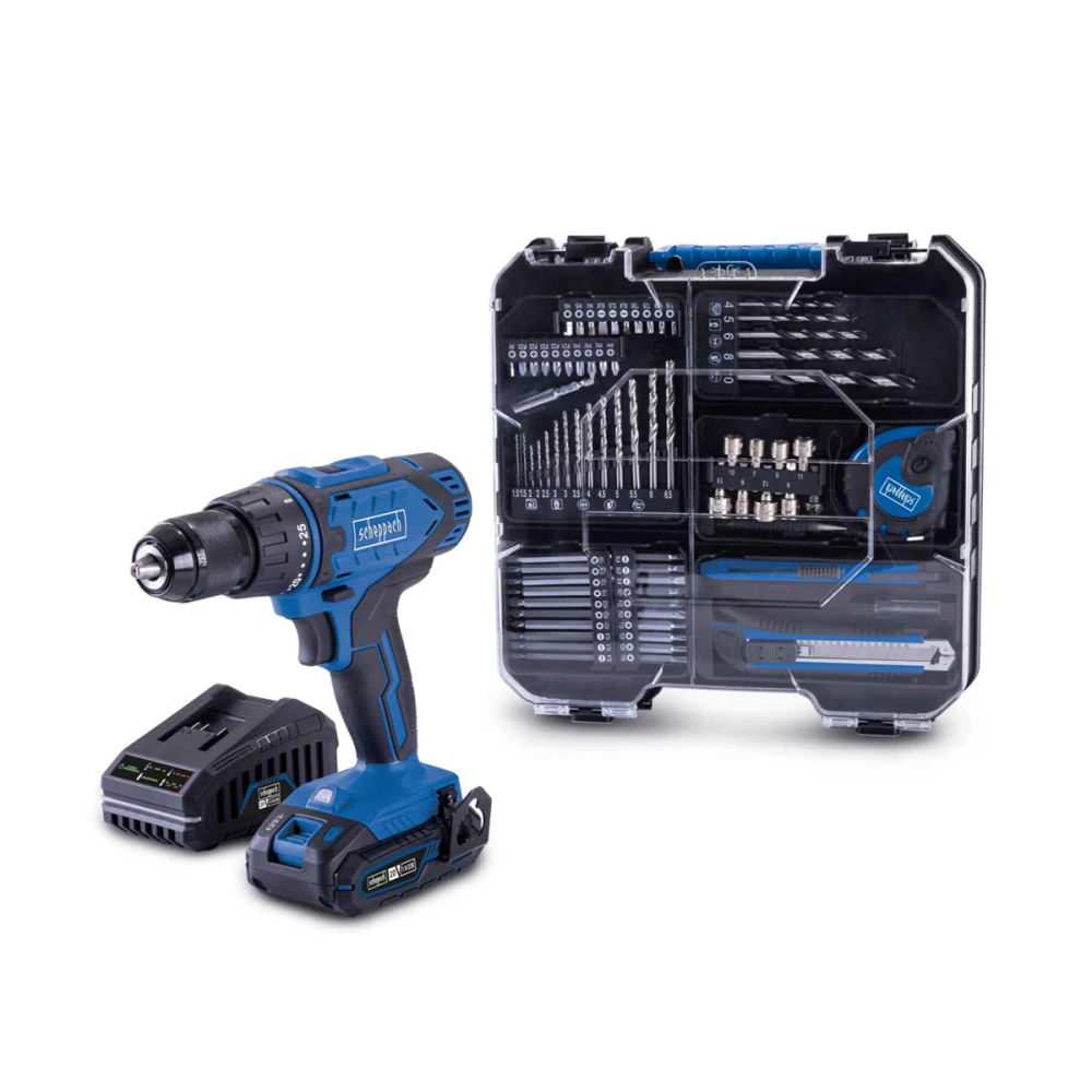 Scheppach Aku bušilica odvijač sa 74 komada pribora 20 V C-DTB74/1-X – Kit C-DTB74-1-X slika 1