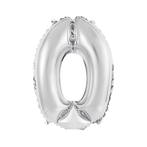 FG-C35S0 Folijski balon 0 Srebrni 35cm