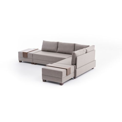 Atelier Del Sofa Kutna garnitura na razvlačenje FLY, desna, krem, Fly Right - Cream slika 7