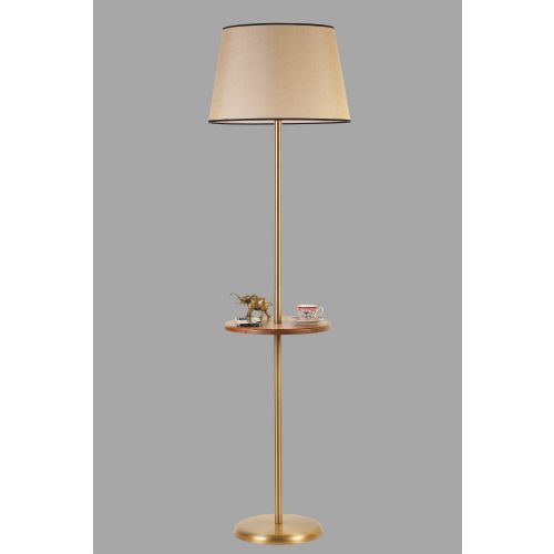 Stojeća lampa Mercan 8738-5 u zlatno-smeđoj boji slika 2