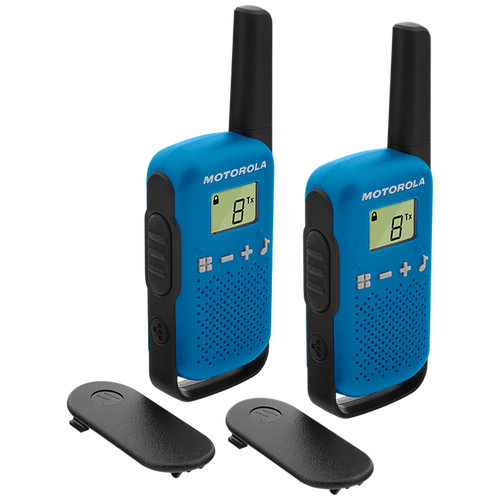 Motorola Walkie Talkie, domet 4 km, 16 kanala, plava - TLKR T42 BL slika 1